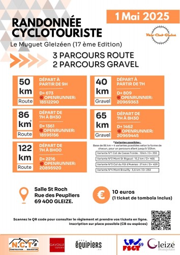 Le Muguet Gleiz�en - Route Et Gravel